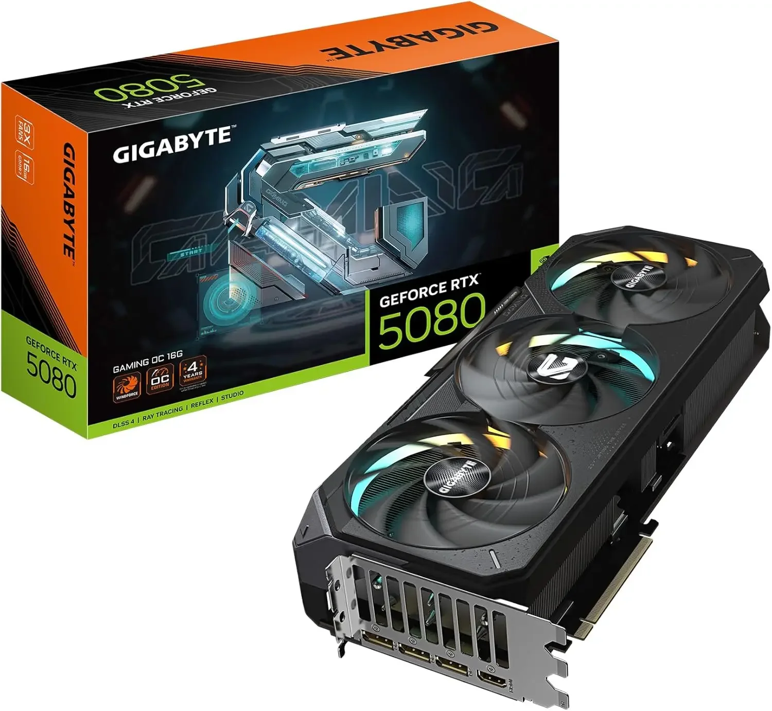 Rtx 5080 16Gb - การ์ดกราฟิกรุ่น RTX 5080 Gaming OC 16G,
