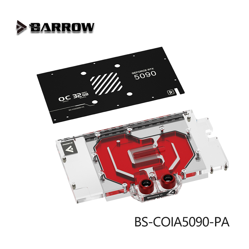 Rtx 5090 32Gb - บล็อกน้ำ GPU รุ่น Barrow BS-COIA5090-PA สำหรับการ์ดจอ
