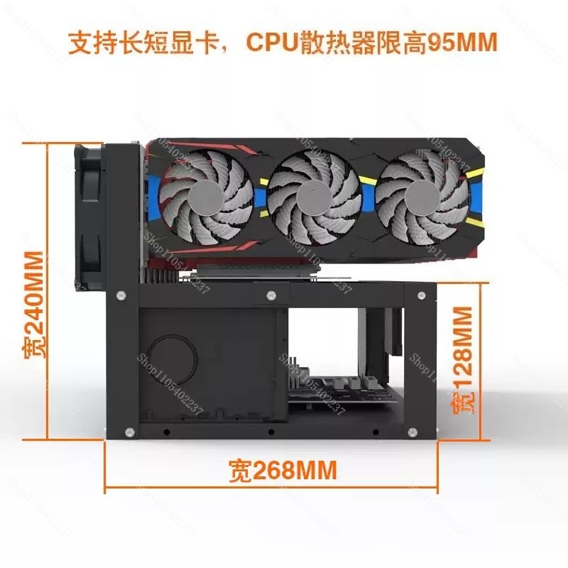 Gpu Mining Rig Frame 8 Gpu - โครงเครื่องขุดเหมือง GPU แบบเปิด, ที่ยึดการ์ดจอ 6/8 ช่อง,
