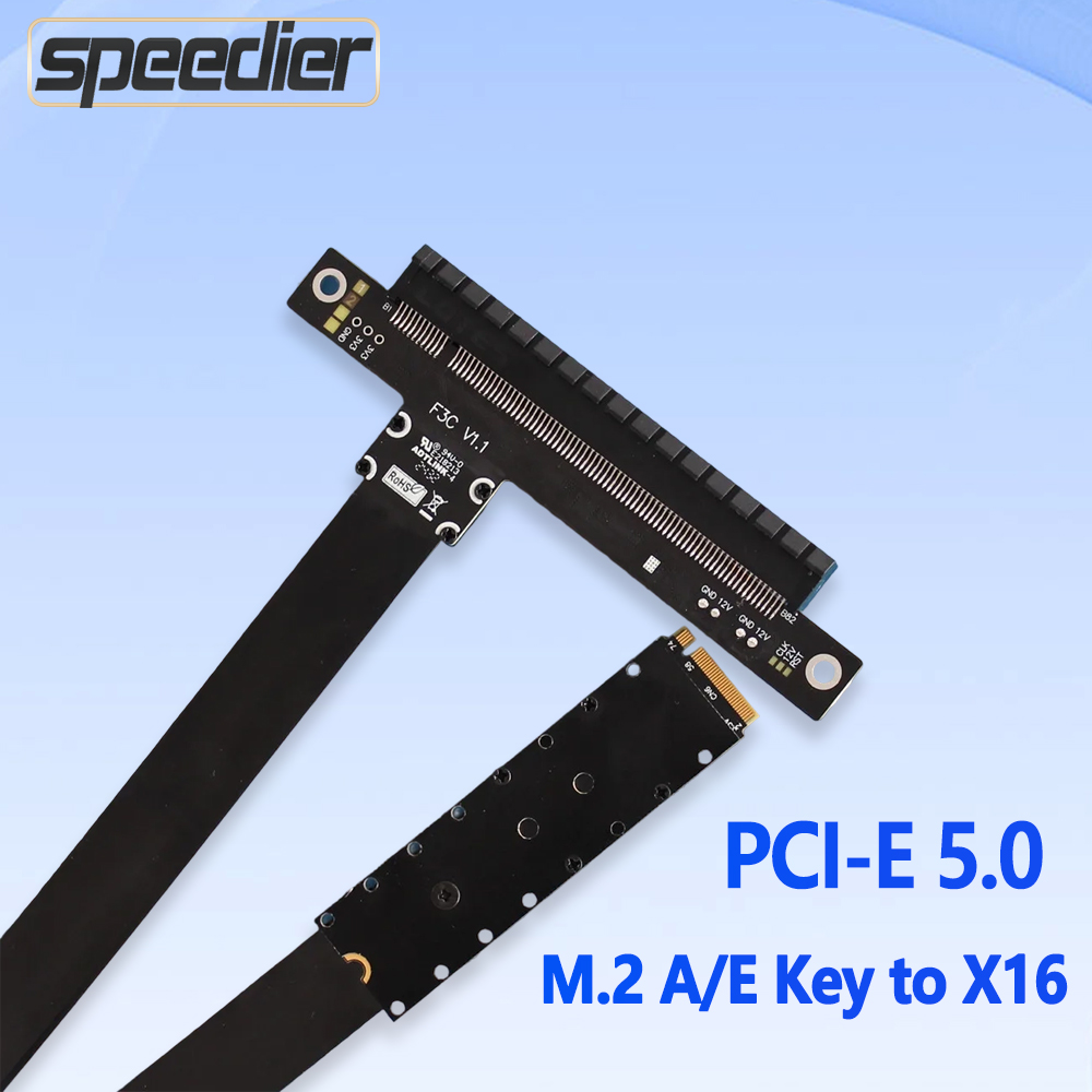 Pcie 5.0 Gpu Riser Cable - สายต่อขยายการ์ดจอ PCIe 5.0 X16 เป็น M.2