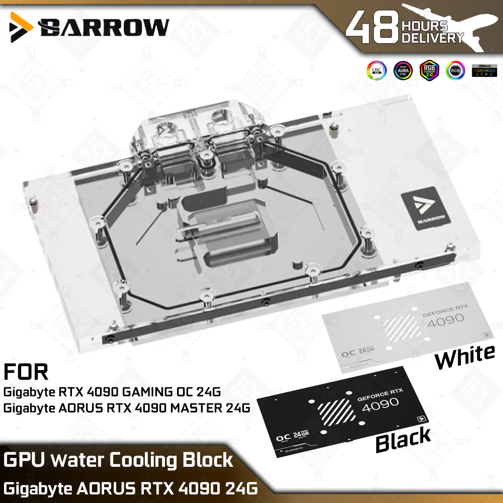 Barrow GPU Water Cooler Block  - Rtx 4090 Water Block บทวิจารณ์และราคา